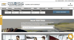 Desktop Screenshot of colonialsouthchevy.com